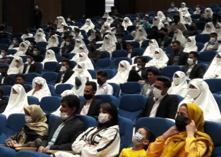 برگزاری جشن ازدواج ۳۱۳ زوج ایرانی در مجتمع شهدای سلامت مشهد