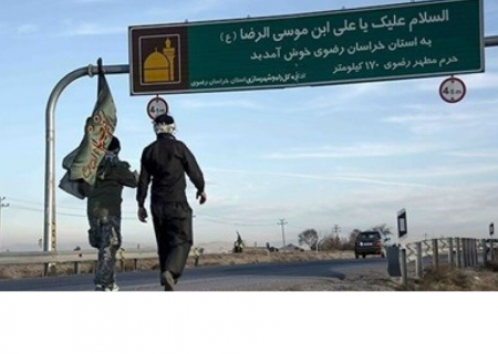 پنج هزار زائر پیاده وارد مشهد شدند