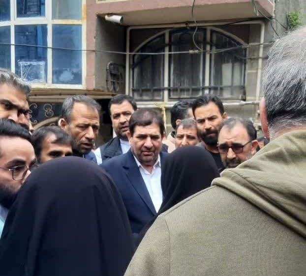 بازدید میدانی مخبر از مناطق سیل‌زده مشهد