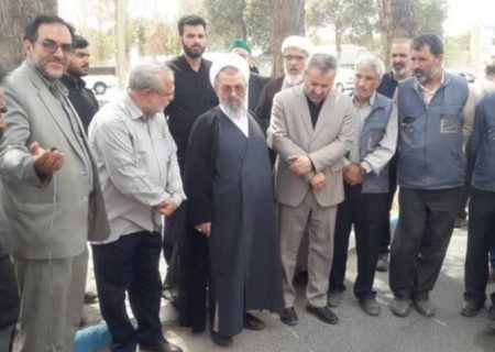 کاروان اربعین موکب امام رضا سبزوار راهی کربلا شد