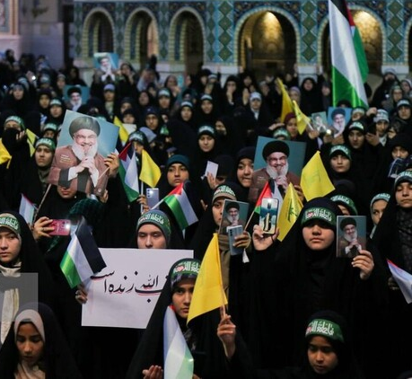 خروش “دختران نصرالله” علیه رژیم جنایتکار صهیونیستی