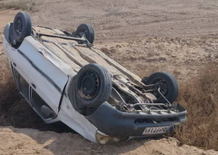 واژگونی پراید در محور تربت‌جام منجر به مصدومیت ۵ نفر شد