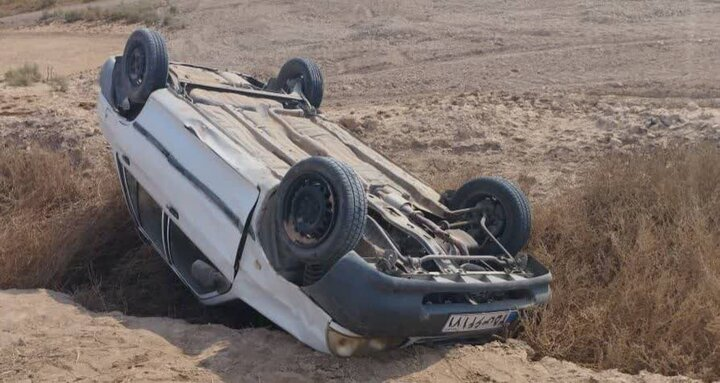 واژگونی پراید در محور تربت‌جام منجر به مصدومیت ۵ نفر شد