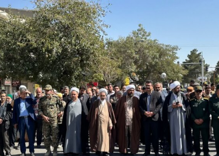 راهپیمایی جمعه خشم و نصر در چناران برگزار شد