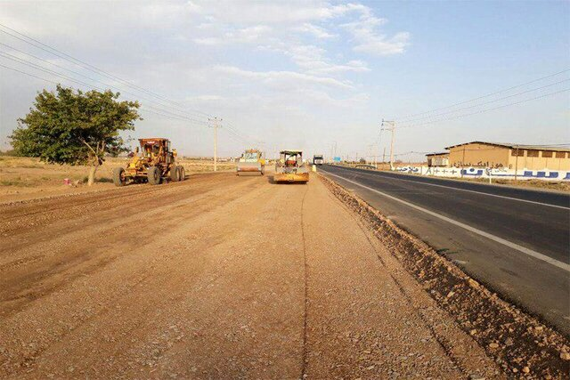 عملیات اجرایی باند دوم محور خلیل‌آباد – بردسکن آغاز شد