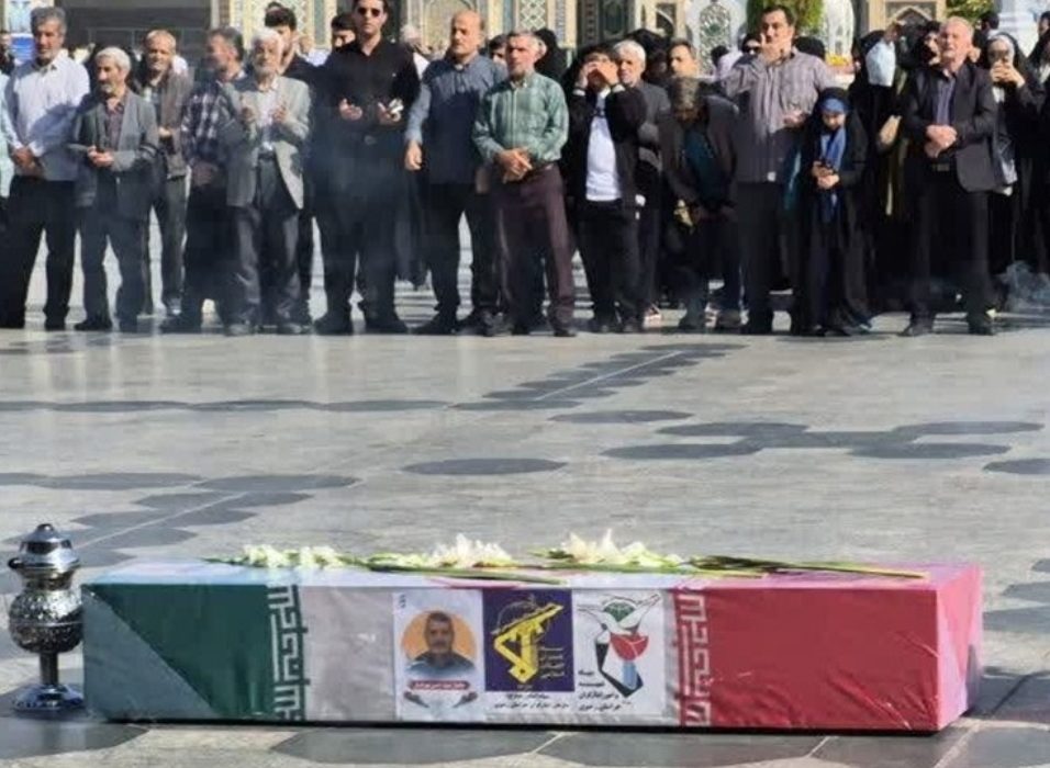 تشییع پیکر مطهر جانباز ۷۰ درصد شهید حسن بهرام‌فر