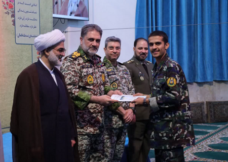 مسابقات سراسری قرآن کریم پدافند هوایی ارتش در مشهد برگزار شد