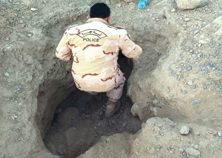 سه حفار غیرمجاز آثار باستانی در هنگ مرزی درگز دستگیر شدند
