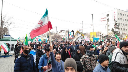 مشهدالرضا پرشورتر از همیشه در یوم‌الله ۲۲ بهمن