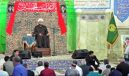 دومین سالگرد شهادت سید حسن نصرالله در حرم رضوی برگزار شد